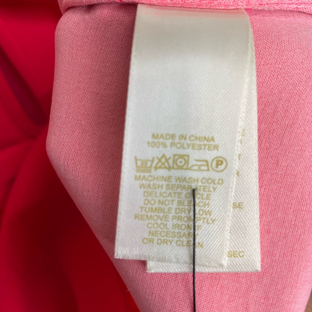 Kate Spade New York go fly a kite pink Bow Blouse sz 2 - Picture 3 of 4